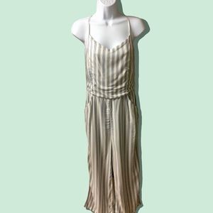 Pure US striped jump suit